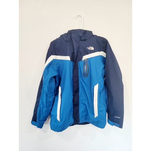 The North Face Boys‎ Blue Hyvent Hooded Jacket Waterproof XL 18-20 #4 - Picture 1 of 6